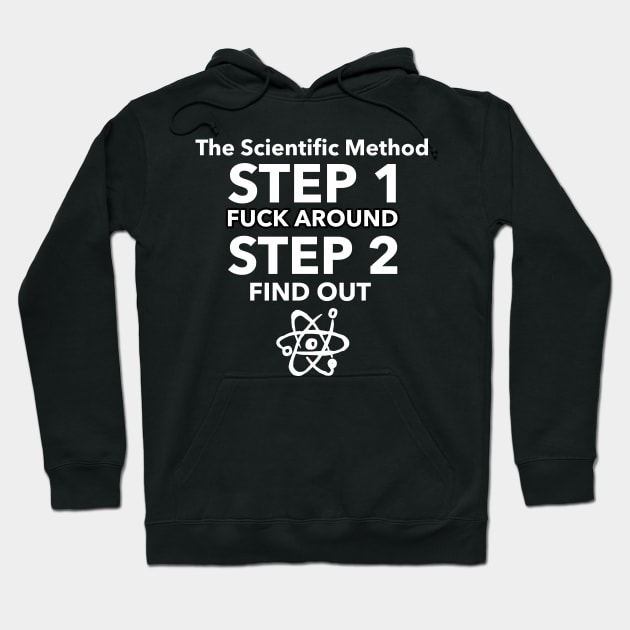 Scientific Method: F Around and Find Out Hoodie by Malficious Designs